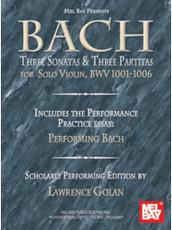 Johann Sebastian Bach: 3 Sonatas And 3 Partitas (noty na housle)