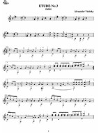Alexander Vinitsky: Jazz Etudes And Exercises For Classical Guitar (noty na kytaru) (+audio)