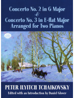 Čajkovskij: Concerto No.2 In G & Concerto No.3 In E Flat (noty na čtyřruční klavír)