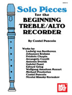 Solo Pieces For The Beginning Treble/Alto Recorder (noty na zobcovou flétnu, klavír)