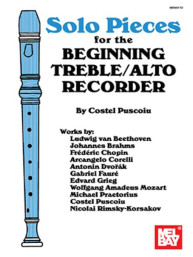 Solo Pieces For The Beginning Treble/Alto Recorder (noty na zobcovou flétnu, klavír)