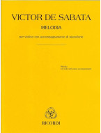 Victor de Sabata: Melodia per violino (noty na housle, klavír)