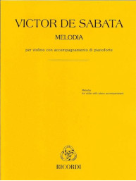 Victor de Sabata: Melodia per violino (noty na housle, klavír)