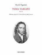 Niccolo Paganini: Tema variato M.S. 82 (noty na housle)