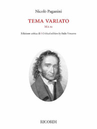 Niccolo Paganini: Tema variato M.S. 82 (noty na housle)
