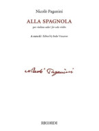 Niccolo Paganini: Alla spagnola (noty na housle)