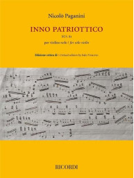 Niccolo Paganini: Inno Patriottico M.S. 81 per violino solo (noty na housle)