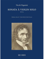 Niccolo Paganini: Sonata á violin solo M.S. 83 (noty na housle)
