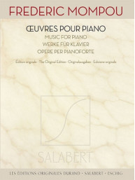 Frederic Mompou: Music for Piano (noty na klavír)
