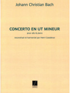 Johann Christian Bach: Concerto en ut mineur (noty na violu, klavír)