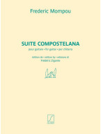 Frederic Mompou: Suite compostelana (noty na kytaru)