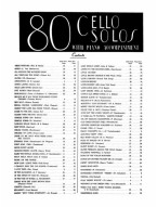 80 Cello Solos (noty na violoncello, klavír)