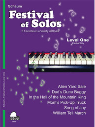 Festival of Solos: Level 1 Elementary Level (noty na klavír)