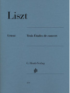 Franz Liszt: Trois Études de concert (noty na klavír)