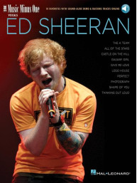Music Minus One Vocals: Ed Sheeran (noty na klavír, zpěv, akordy) (+audio)