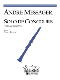André Messager: Solo de Concours (noty na klarinet, klavír)