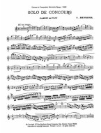 André Messager: Solo de Concours (noty na klarinet, klavír)