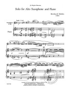 Bernhard Heiden: Solo (noty na altsaxofon, klavír)