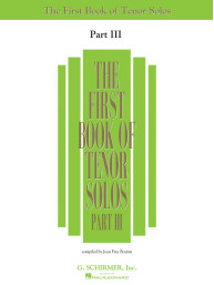 First Book of Tenor Solos 3 (noty na zpěv)