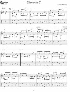 Carlos Almada: 13 Easy Brazilian Choros For Solo Guitar Book (noty na kytaru) (+audio)