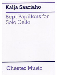 Kaija Saariaho: Sept Papillons For Solo Cello (noty na violoncello)
