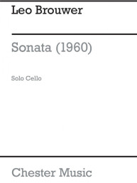 Leo Brouwer: Sonata 1960 For Solo Cello (noty na violoncello)