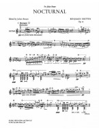 Benjamin Britten: Nocturnal After John Dowland For Guitar Op. 70 (noty na kytaru)
