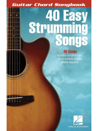 Guitar Chord Songbook: 40 Easy Strumming Songs (akordy na kytaru, texty písní)