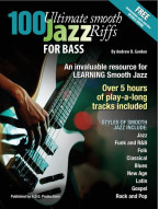 100 Ultimate Smooth Jazz Riffs (noty, tabulatury na baskytaru) (+audio)