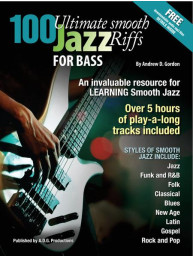 100 Ultimate Smooth Jazz Riffs (noty, tabulatury na baskytaru) (+audio)