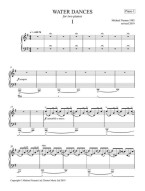 Michael Nyman: Water Dances (noty na čtyřruční klavír)