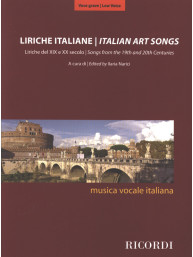 Italian Art Songs - Medium/Low Voice (noty na zpěv, klavír)