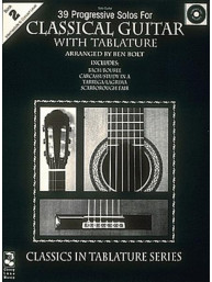 39 Progressive Solos for Classical Guitar 2 (noty, tabulatury na kytaru) (+audio)