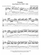 J.S. Bach for Electric Guitar (noty, tabulatury na kytaru) (+audio)