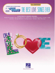 E-Z Play Today 205: The Best Love Songs Ever - 3rd Edition (noty, melodická linka, akordy)