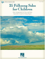 25 Folksong Solos for Children (noty na klavír, zpěv) (+audio)