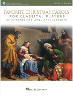 Favorite Christmas Carols for Classical Players (noty na příčnou flétnu, klavír) (+audio)