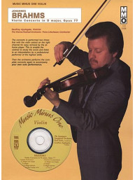 Johannes Brahms: Violin Concerto in D Major, Op. 77 (noty na housle) (+audio)