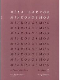 Béla Bartók: Mikrokosmos 1 (noty na klavír)