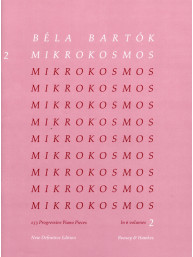 Béla Bartók: Mikrokosmos 2 (noty na klavír)