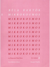 Béla Bartók: Mikrokosmos 5 (noty na klavír)