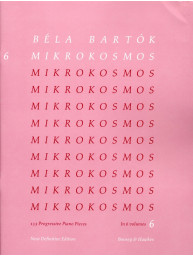 Béla Bartók: Mikrokosmos 6 (noty na klavír)