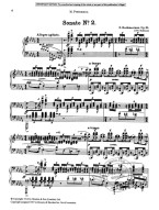 Sergej Rachmaninov: Sonata No.2 Op.36 (noty na klavír)