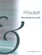 Sergej Prokofjev: Piano Sonata No.4 Op.29 (noty na klavír)