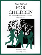 Béla Bartók: For Children 2 (noty na klavír)