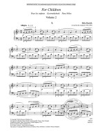 Béla Bartók: For Children 2 (noty na klavír)