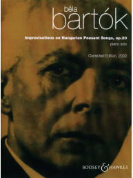Béla Bartók: Improvisations On Hungarian Peasant Songs Op.20 (noty na klavír)