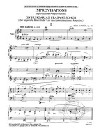 Béla Bartók: Improvisations On Hungarian Peasant Songs Op.20 (noty na klavír)