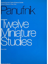 Andrzej Panufnik: 12 Miniature Studies (noty na klavír)