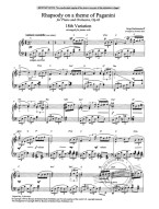 Sergej Rachmaninov: Rhapsody On A Theme Of Paganini (noty na klavír)